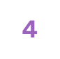 A white circle with the number four in it.